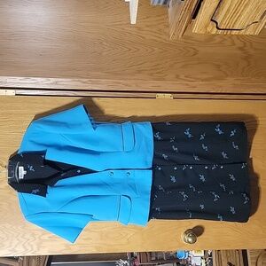 Studio I size 18 Sky Blue Blazer and Dress combo